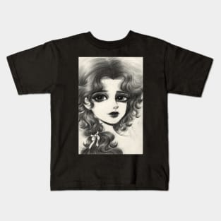 Portrait of a sad girl 2020 Kids T-Shirt